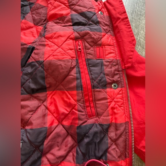 Woolrich Womens Advisory Mountain Parka 15194 Red Wool Insulated Waterproof Sz M - Picture 9 of 12